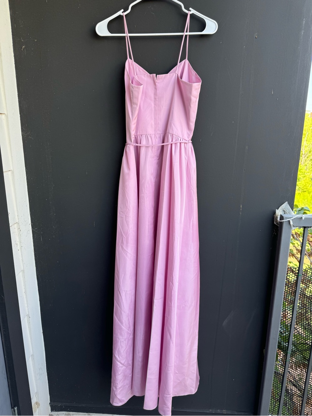 Vintage Women’s Maxi Slip Dress in Light Pink - Picture 4 of 5